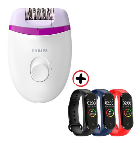 Depiladora Satinelle Philips Bre225/00 + Smartwatch