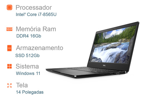 Notebook Intel Core I7 Dell Ram 16gb Ssd M2 512gb Windows 11