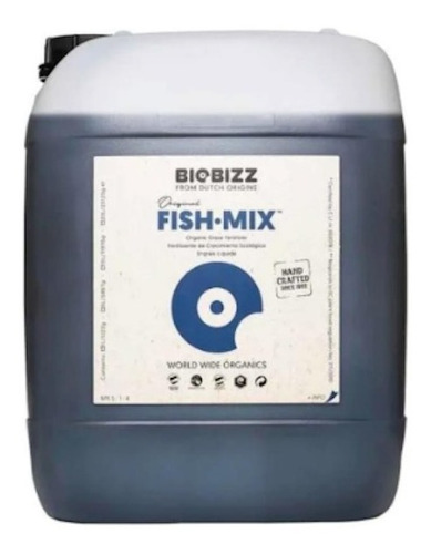 Fertilizante Fish Mix 10 Litros - Biobizz