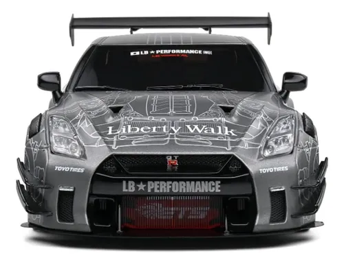 Miniatura Carro Nissan Gt-r R35 2022 Lwb Kit 2.0 1:18 Solido