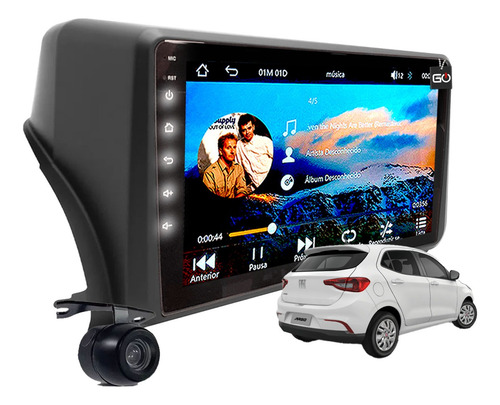 Multimidia Mp5 Argo Espelha Carplay Tela 9poleg Kit Pronto