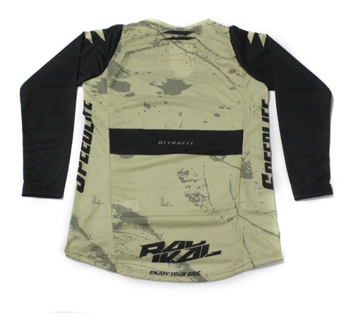 Imagen 2 de 2 de Remera Jersey Mtb Dh Bmx Radikal Camper Beige