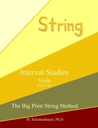 Interval Studies Viola (alto Clef) (the Big Print String Met