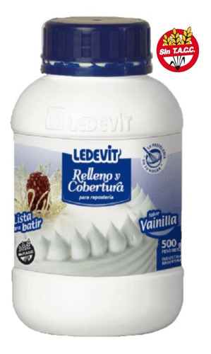 Rell Y Cob Ledevit Bot 500gr (chantilly, Vainilla, Frutilla)