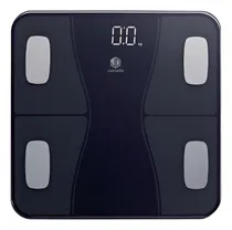 Comprar Balanza Personal De Baño Jd If2064a Inteligente Bluetooth Digital Hasta 180kg Masa Muscular Grasa Corporal Vidrio Color Negro