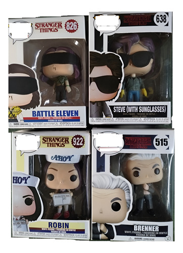 Combo Pack 4 Muñecos Stranger Things