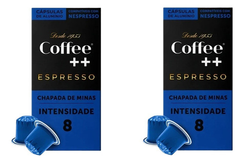 2 Cafés Cápsula Coffee Mais Chapada De Minas Nespresso