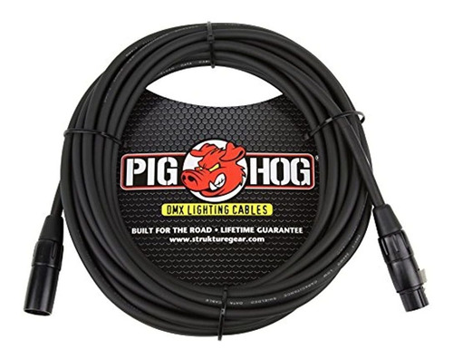 Pig Hog Phdmx25 Cable De Iluminación Dmx De 3 Pines, 25 Pies