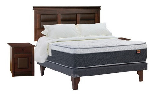 Cama Europea Everest 2pl X 2mt. Bn Celta + Muebles + Textil