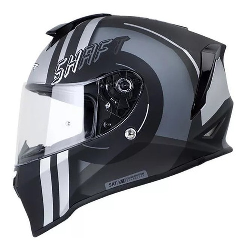 Casco Shaft Sh551 Trak Negro Gris