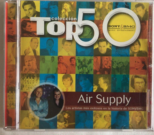 Air Supply. Coleccion Top 50 Cd Original Usado. Qqg. Ag. Pb.