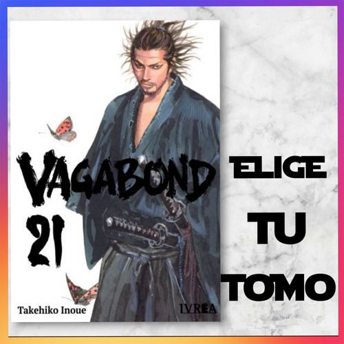 Manga Vagabond Ivrea - Elige Tu Tomo-