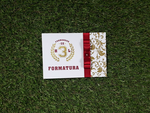 Imagem 1 de 3 de 20 Convites Formatura Terceiro Ano Personalizado Promoção