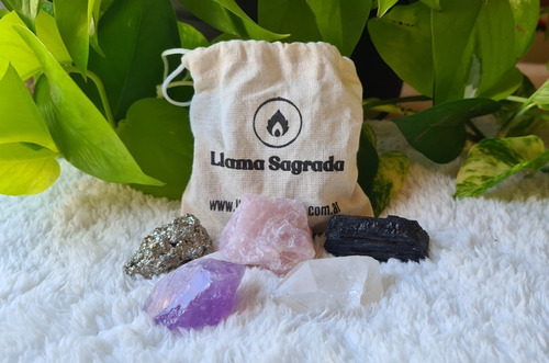 Kit Set Piedras Energéticas Elementales - Llama Sagrada