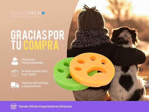 Imagen 6 de 6 de Silicona Quita Pelusa Pelo Mascota Ropa Tapizados Lavarropas