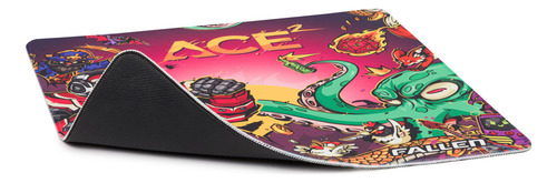 Mousepad Gamer Fallen Ace2 - Textura Speed+ Estampado Grande 45x45cm
