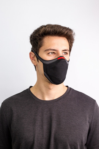 Máscara Fiber Knit Sport + Filtro De Proteção + Suporte