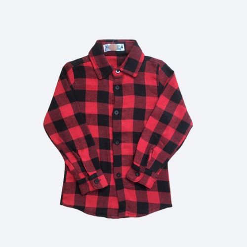 Camisa Xadrez Flanelada Infantil Menino Envio Rápido