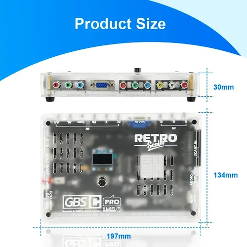 Retroscaler Gbs Control Pro Upscaler Hdmi Rgb | MercadoLivre