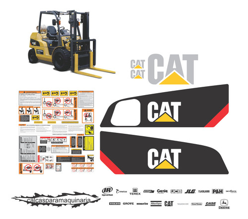 Juego De Calcas Para Cat Gp 50n