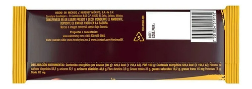 Chocolate Hershey's Bites Almendra 80 G