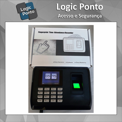 Relógio Ponto Biométrico Digital + Software + Frete Grátis