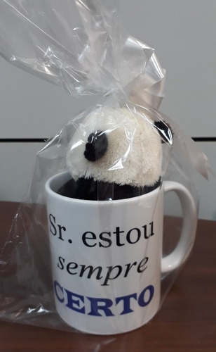 Imagem 3 de 7 de Presente Namorado Ursinho Panda Caneca Sr Estou Sempre Certo