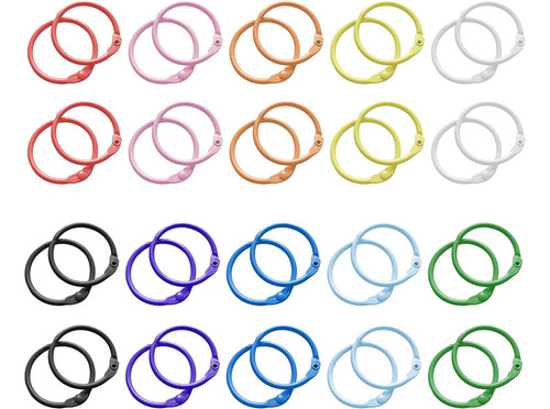 Llaveros O Llaveros, Anillos De Hoja Suelta De 1 1/5