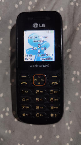 Celular Lg A275 Antena Rural Rádio Fm E Lanterna 2 Por 1 Preto (Usado)