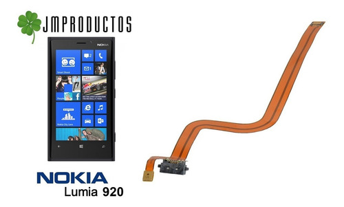 Flex De Carga Nokia Lumia 920 Jack Audio Y Mic + Kit + Envio