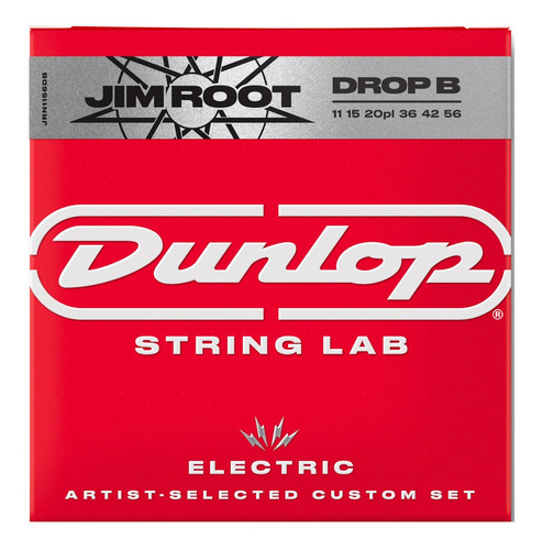 Cuerdas Electrica Jim Root Dunlop 11-56 Drop B Lab Series