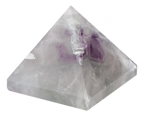 Cristal De Cuarzo 100% Piedra Natural En Forma De Pirámide R