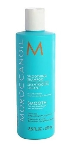 Imagen 1 de 1 de Moroccanoil Smooth Shampoo Anti Frizz Alisador Argan 250 Ml