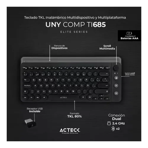 Teclado bluetooth acteck hotsell