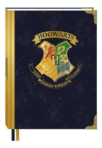 Libreta Francesa Harry Potter Escudo Hogwarts MagĂa Journal