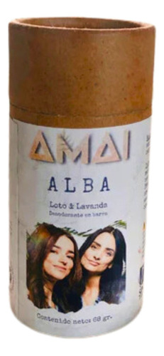 Desodorante Natural Alba Loto & Lavanda Amai Fragancia Loto y lavanda