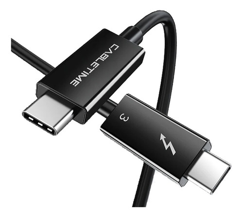 Usb-c Macho Cable Thunderbolt 3 2k,4k,5k@60hz Video Gamer Pc