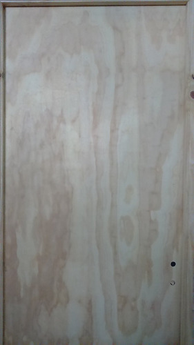 Imagen 4 de 9 de Puerta Placa Pino 80cm X 2,00mts Marco Madera 7 Cm- Maderwil
