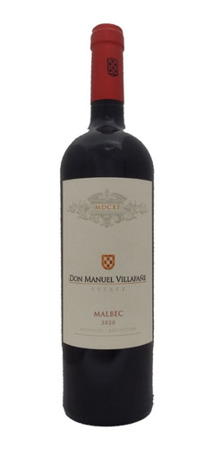 Vino Malbec Don Manuel Villafañe Estate Caja X6 Vinos