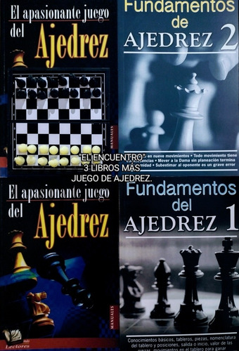 Ajedrez, 3 Manuales Prácticos, Más Mini Ajedrez De Regalo.