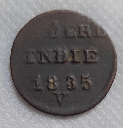 Moneda 1 Centimo Indias Holandesas (sumatra), Año 1835 E6