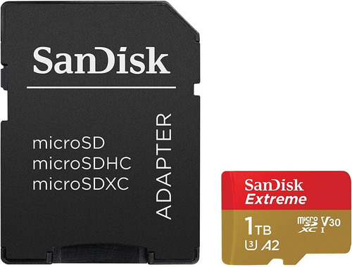 Imagen 5 de 5 de Memoria Micro Sd Sandisk Extreme 1tb A2 160mb/s Sdxc C10