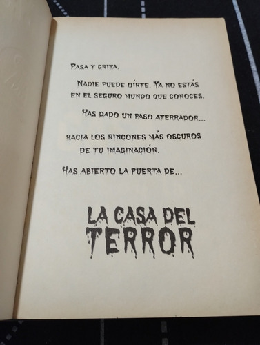 Lote X 3 R. L. Stine: La Casa Del Terror. Montena. Olivos. (Usado)