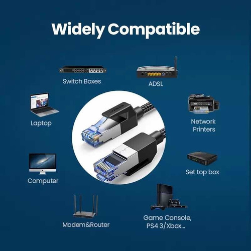 Imagen 6 de 7 de Cable Ethernet Cat8 Marca Ugreen