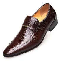 Comprar Zapatos Bajos De Piel Con Estampado De Cocodrilo B Para Homb