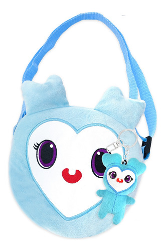 Kit Mochila Crossbody Nayeon Twice K-pop + Llavero Corazon Celeste Nayeon Navely