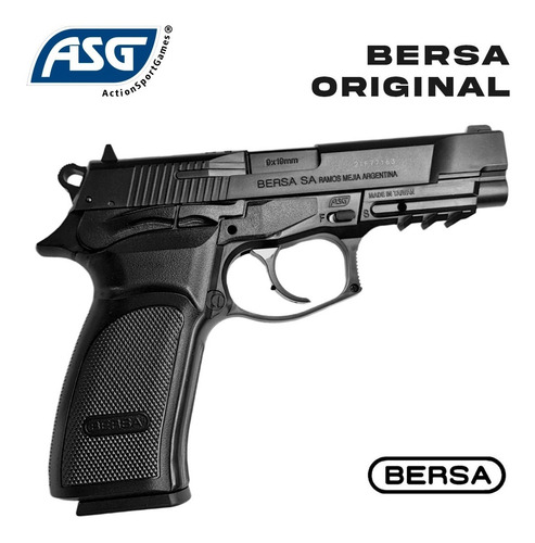 Imagen 2 de 10 de Pistola Co2 Asg Replica Bersa Thunder Pro 9 Balines Garrafas