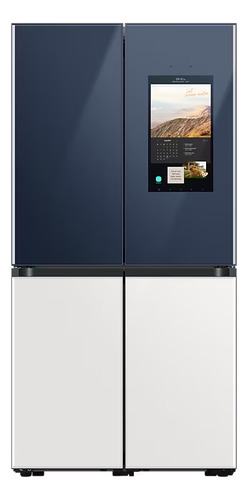 Refrigerador inverter Samsung RF90A955387 glam navy/glam white con freezer 809L 220V