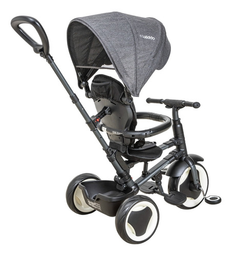 Triciclo Kiddo Evolution Dobrável Compacto Para Viagem 12m+ Cor Preto