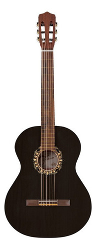 Guitarra Clasica Criolla Fonseca Modelo 25 De Estudio Color Negro Orientación De La Mano Derecha